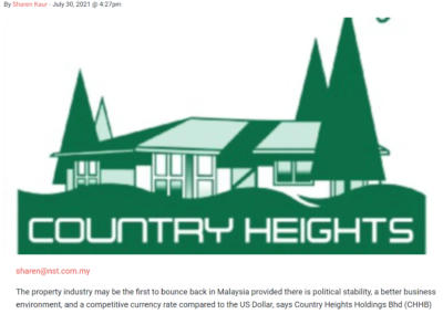 Property sector the first to bounce back with political stability, says Country Heights founder