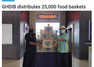 GHDIB distributes 25,000 food baskets