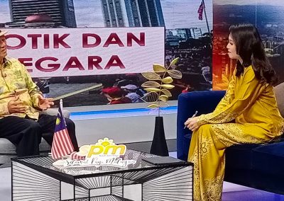 丹斯里李金友接受马来西亚广播电视台RTM访谈